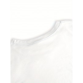 Women'S Cherry Graphic Long Sleeve T-Shirt - Vibrant Red Cherry Print, Casual Crew Neck, Machine Washable, Spring/Summer Vacation Top, Cherry Tshirt