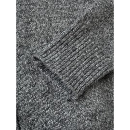 New Retro Buttoned Sweater Women's Fashionable Cardigan Top Soft and Cozy Knitwear